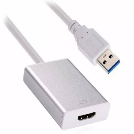 Cabo Adaptador Conversor Usb 3.0 para Hdmi 1080p Placa Multi Telas - AD-902H
