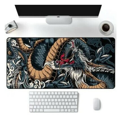 Mouse Pad Gamer Dragão Extra Grande 780x300mm - SP-002