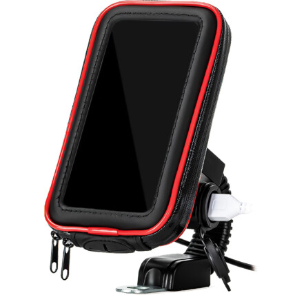 Suporte para Celular Resistente à Água para Moto com Porta USB KNUP - KP-7005