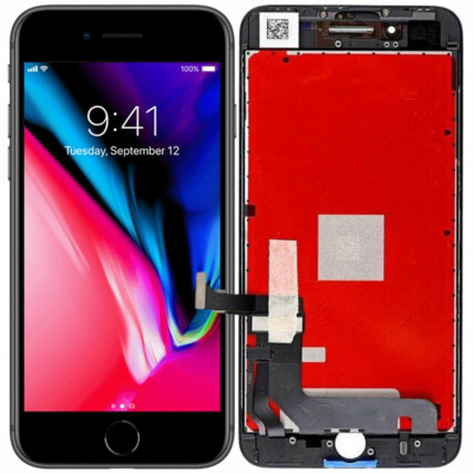 Tela Frontal Touch Display Para Iphone 8 PRETO 6G