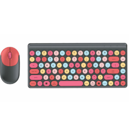 Teclado & Mouse Sem Fio 2.4ghz ABNT2 Receptor Nano Usb Knup - KP-TE112 PRETO