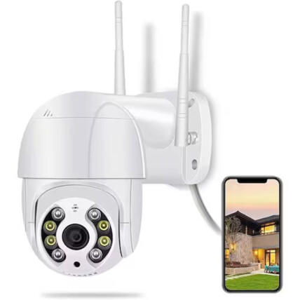 Camera Ip WIfi Com Duas Antenas Visão Noturna Starmega ST-110