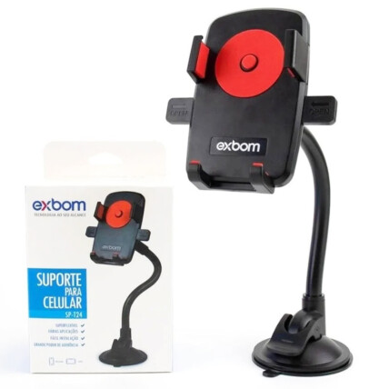 Suporte Veicular Universal com Haste Flexível EXBOM - SP-T24