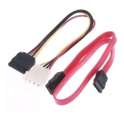 Cabo Sata Dados + Energia Para HD / SSD / Gravador - C3TECH
