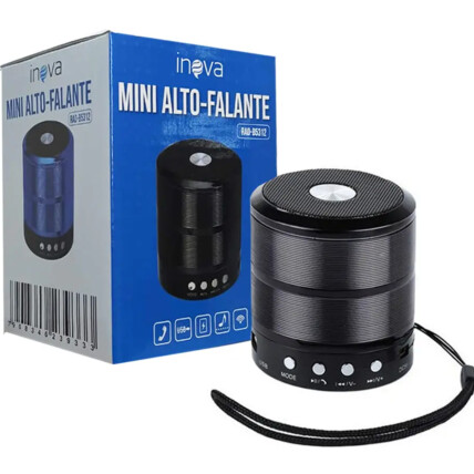 Caixa de Som Bluetooth 887 com Rádio FM e USB Inova - RAD-B5312