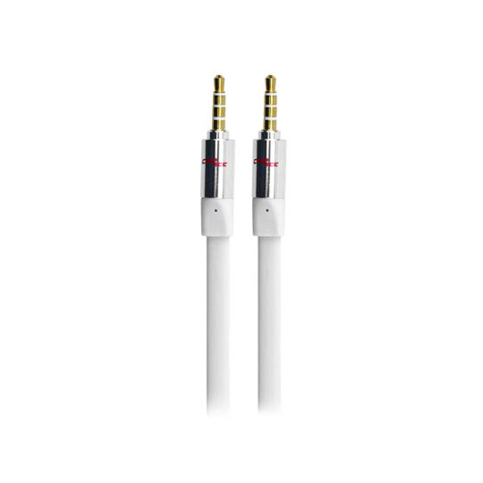 Cabo Auxiliar P2 10 Metros Premium Estéreo Flat Branco Chipsce - 018-5777