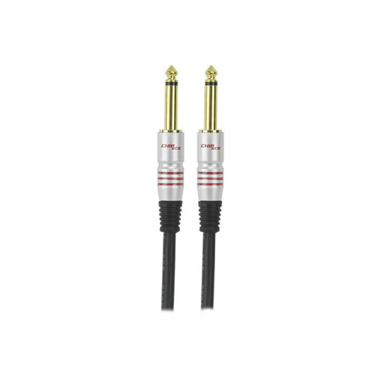 Cabo P10 Elegance -P10+P10 Mono 3M - Gold Chipsce - 018-8031