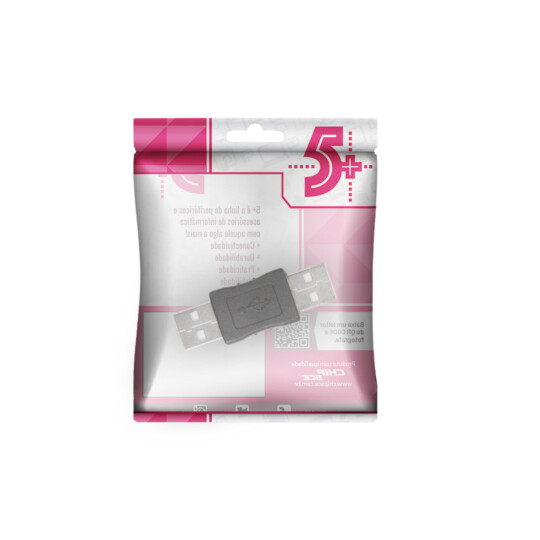 Conector Emenda Usb 2.0 A Macho para A Macho - 033-8182