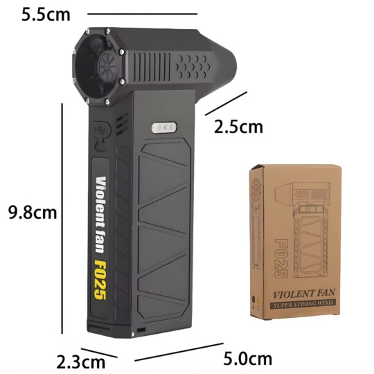 Soprador Portátil Turbo 6000mAh 80000RPM USBC 60W Potente