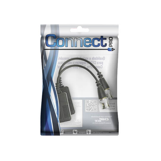 Adaptador Balun - Kit 2 Peças Transmissor Canal Passivo - Hd Hibrido - 062-9870