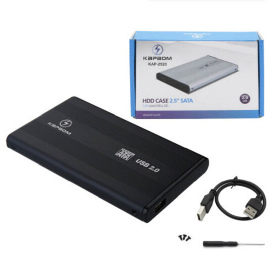Case para HD e SSD 2.5 polegadas Usb 2.0 - KAP-2520