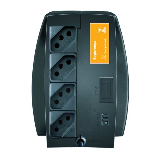 Protetor Eletrônico Multiuso ATM 500VA Bivolt Manual 4 Tomadas Coletek - PE-500BM 