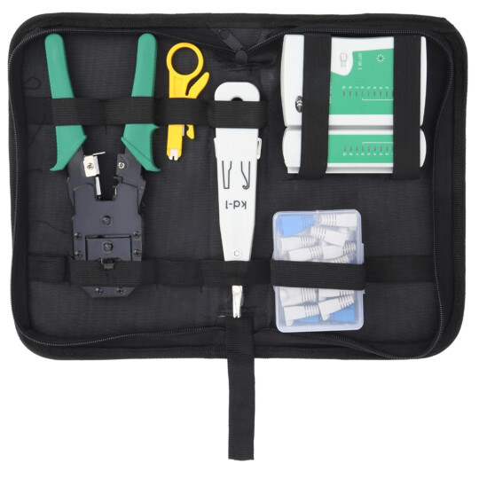 Kit ferramentas de Rede 7 em 1 com bolsa transporte 04003 - YG-P106