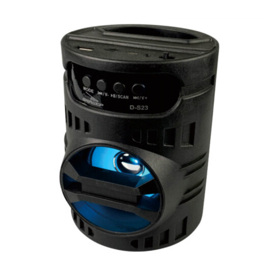 Caixa de Som Bluetooth Usb Portátil 12x12x16cm Grasep - D-S23