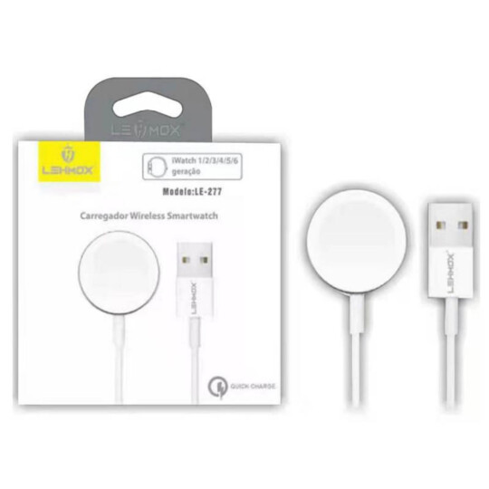 Carregador para SmartWatch Wireless Lehmox - LE-277
