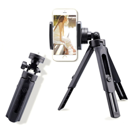 Suporte Tripé de Mesa Com Base Regulagem de Altura P/ Smartphone 03478 - JB-K518