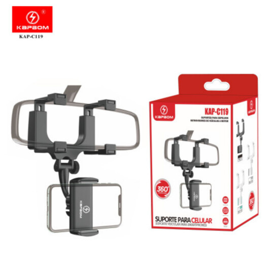 Suporte Veicular de Retrovisor para Celular Kapbom - KAP-C119