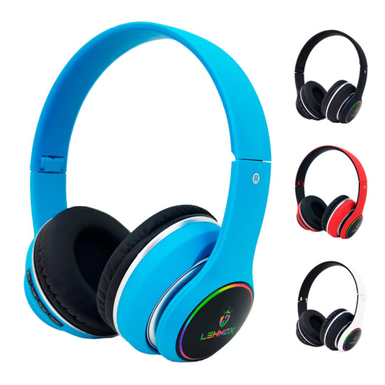 Fone de Ouvido Bluetooth Sem Fio Com Led LEHMOX LEF-1026