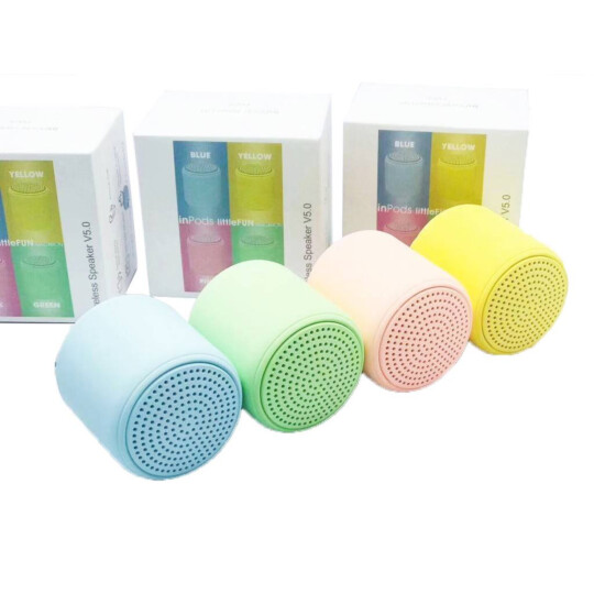 Mini Caixa de Som Bluetooth TWS V5.0 Colorida - INPODS