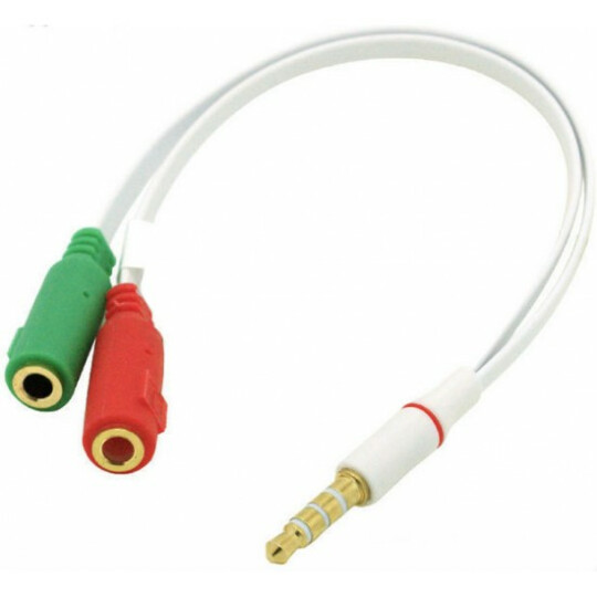 Cabo Adaptador 2 P2 Fêmea para P3 Macho - 2P2xP3