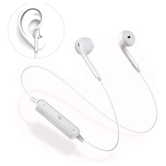 Fone de Ouvido Bluetooth com Microfone Branco Altomex - S6