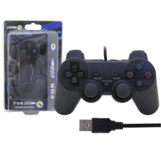 Controle Joystick com fio Usb de Vídeo Game e PC - KAP-2U