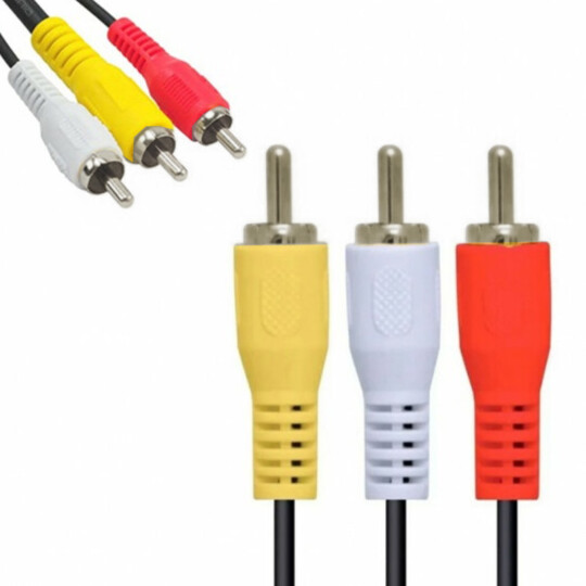 Cabo RCA x RCA Macho com 1.5 Metros Knup - KP-CB601