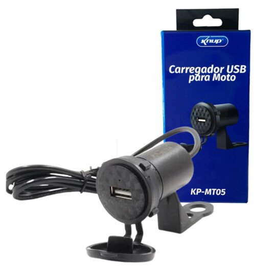 Carregador Usb 5V para Moto Knup - KP-MT05