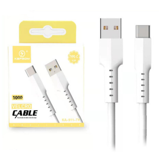 Cabo de Dados Type C com 1 Metro Kapbom - KA-911-TY