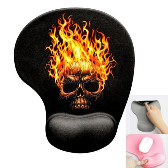 Mouse Pad Ergonômico com Apoio de Punho e Base Anti Derrapante 03460 Exbom - MP-AU2319B