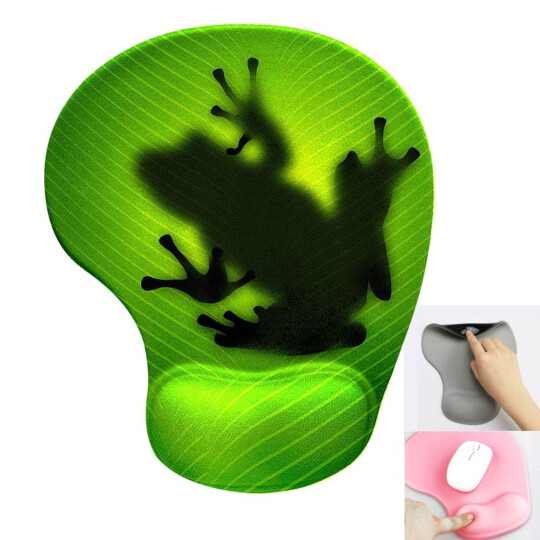 Mouse Pad Ergonômico com Apoio de Punho e Base Anti Derrapante 03464 Exbom - MP-AU2319C