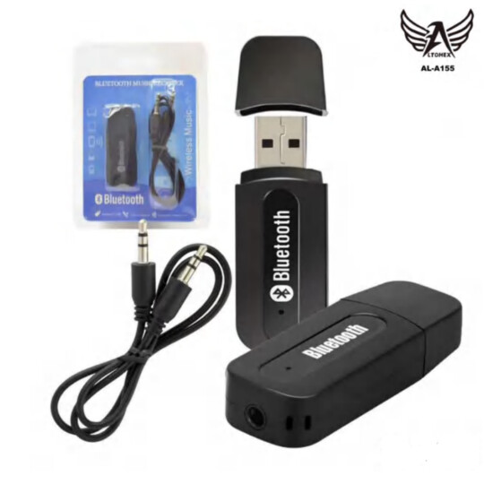 Adaptador Bluetooth Receptor de Áudio Usb com Conexão P2 - AL-A155