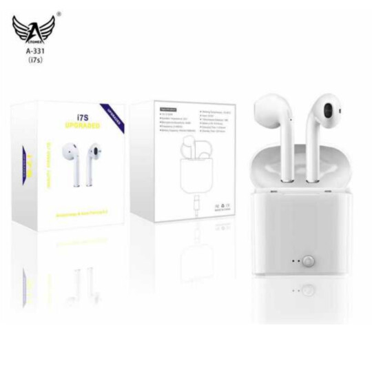 Fone de Ouvido Bluetooth i7s TWS sem Fio Branco - A-331