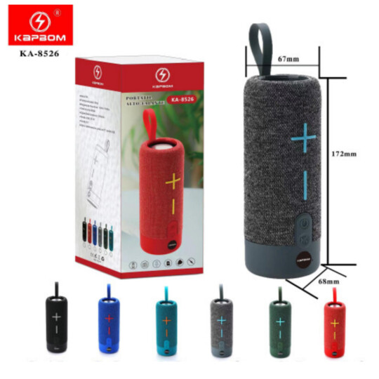Caixa de Som Bluetooth Portátil Kapbom - KA-8526