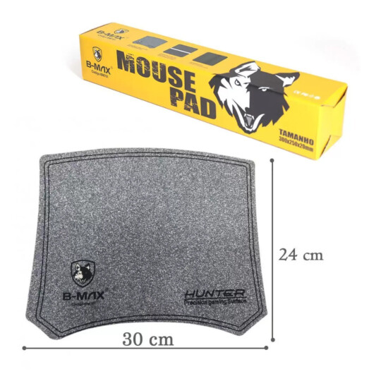 Mouse Pad Speed Gamer Emborrachado 300 x 240mm Bmax - BM-761