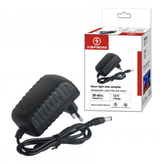 Fonte de Alimentação 12V 3A para Fita de Led Kapbom - JYS/ KAP-1180