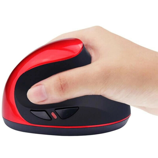Mouse Ergonômico Sem Fio Recarregável 1600 DPI Durawell - DW-882