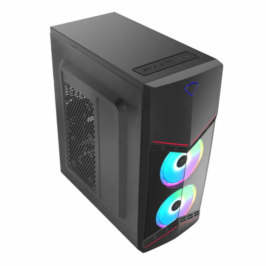 Gabinete Gamer Mid Tower Sem Fonte C3tech - MT-G90BK