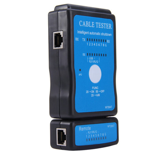 Testador de Cabo Rede RJ45/11/12 TI e Cabo Impressora Usb AF/BF 03995 - M726AT