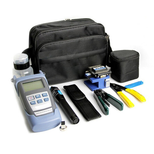Kit Ferramentas para Fibra Óptica FFTH 8 Peças e Bolsa de Transporte - 03993 