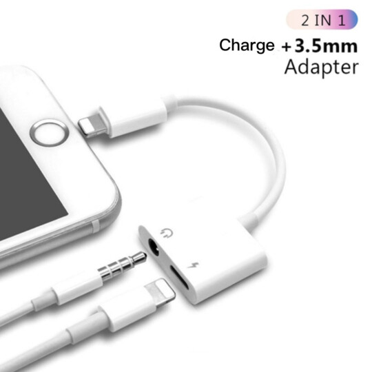 Cabo Adaptador P2 Lightning IOS para Áudio e Carregamento Verde - ZJT-IP8-02-Z