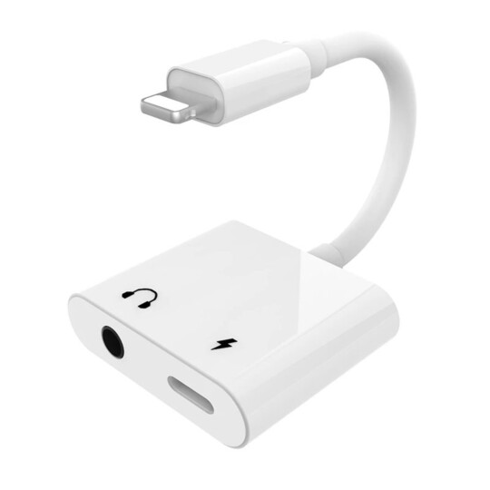 Cabo Adaptador P2 Lightining IOS Áudio e Carregamento Verde - ZJT-IP12-03