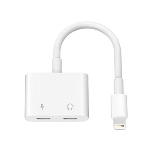 Adaptador Lightning Splitter para IOS Áudio e Carregamento Verde - ZJT-2IP8-03