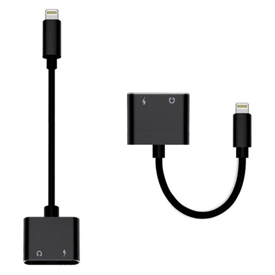 Cabo Adaptador 2 Entradas Lightning Áudio e Carregamento Verde - ZJT-2IP8-05