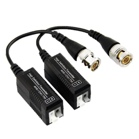 Conector de Vídeo tipo Balun AHD/HDCVI/HDTVI CFTV Verde - ZJT-07
