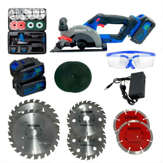 Serra Circular Profissional Bateria Brushless 48v MQL-SC1206 