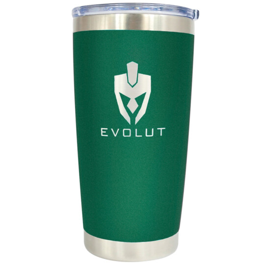 Copo Térmico de Aço Inoxidável 600ml Comum EVOLUT - VERDE