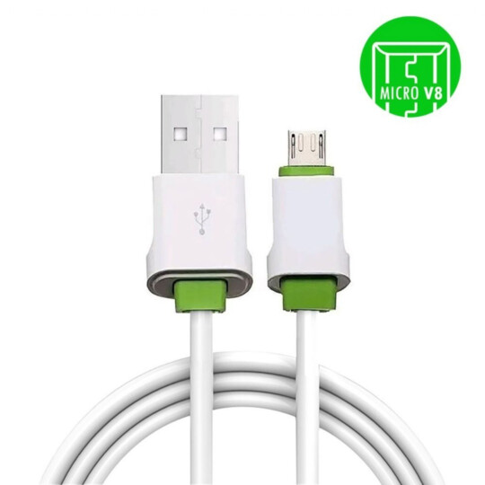 Cabo V8 Micro Usb Hi-Speed 2.4A 1 Metro em Silicone 03978 - SIL-V8