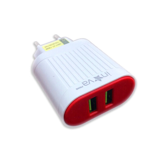 Carregador de Celular 3.1A com 2 Portas Usb Selo Anatel Inova - KV-9007
