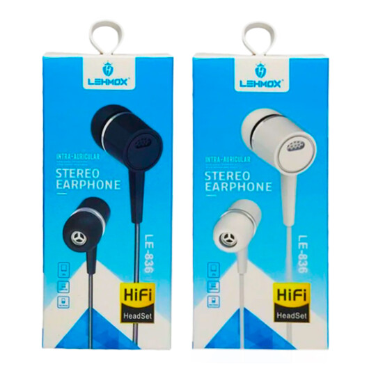 Fone com Microfone Stereo P2 3.5 mm LEHMOX - LE-836